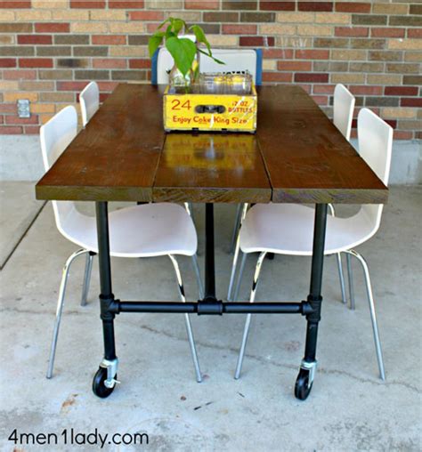 Make a DIY Industrial Coffee Table Today... YES YOU CAN!