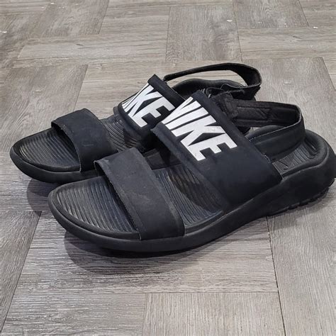 Nike Tanjun Sandals Black Nike Sandals Slip On With Depop