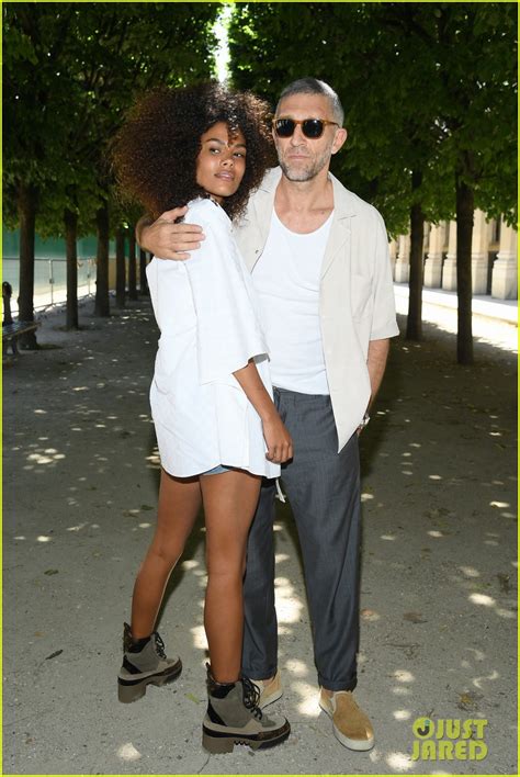 Vincent Cassel Wife Tina Kunakey Welcome A Baby Girl Photo