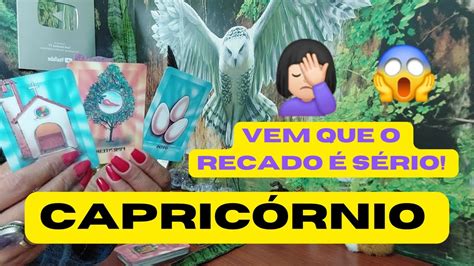 CapricÓrnio 👀o Recado É SÉrio E Precisa Ser Passado🔥 Tarot