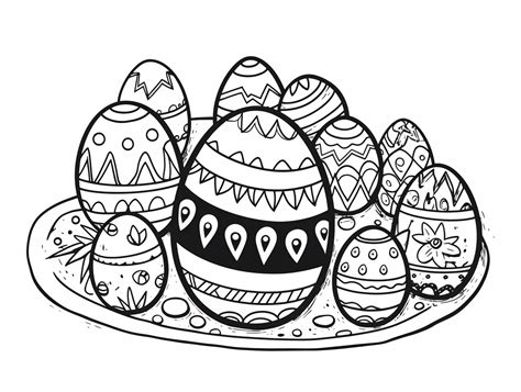 Happy Easter Coloring Activity Coloring Page