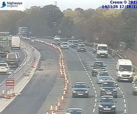 M6 Traffic News As Crash Closes Motorway Southbound Causing Long Delays