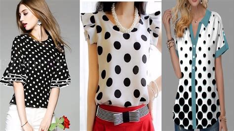 Polka Dots Shirts Tops Designs Latest Stylish Designs Of Polka Dots