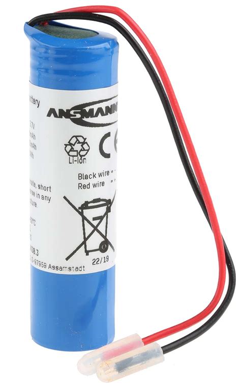 2347 3003 Bloc Batterie Rechargeable Ansmann 3 6V Lithium Ion 2 6Ah