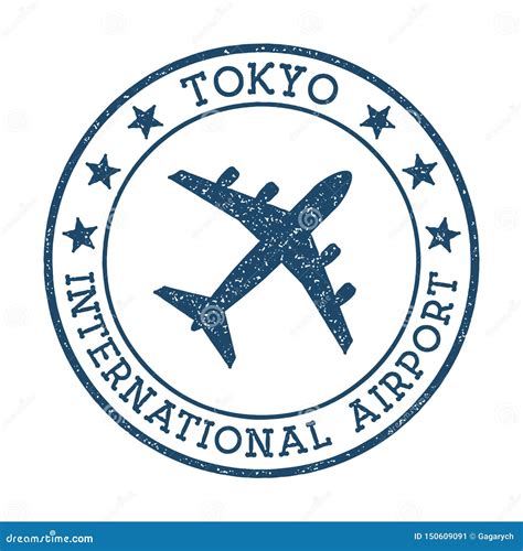 Tokyo International Airport Logo. Cartoon Vector | CartoonDealer.com ...