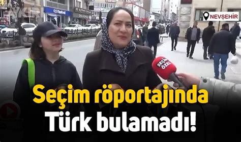 Nevşehirde Seçim Röportajı Türk Bulamadı Soru Sorulan Kişiler Afgan