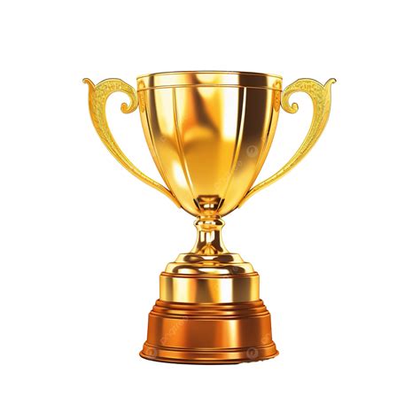 Golden Trophy Png Picture Png Image Generative Ai, Golden Trophy ...