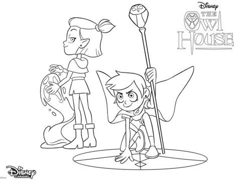 Disney Coloring Book The Owl House Page 1 Luz Noceda And Amity Blight Porn Sex Picture