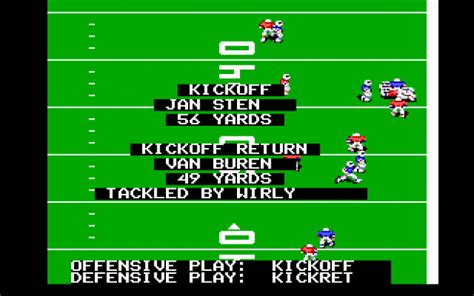 John Madden Football (1988) DOS screenshot image - ModDB