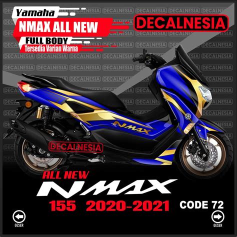 Jual Decal Nmax New Full Body Stiker Motor Yamaha Variasi