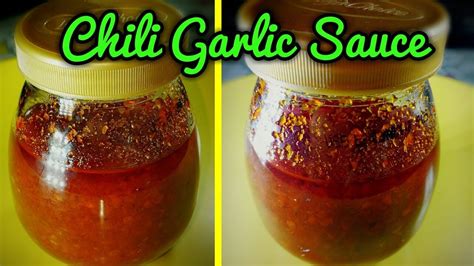 Chili Garlic Sauce L How To Make Chili Garlic Sauce Easy Recipe Youtube