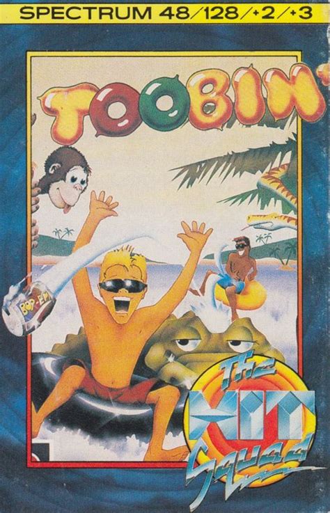 Toobin 1989 ZX Spectrum Box Cover Art MobyGames