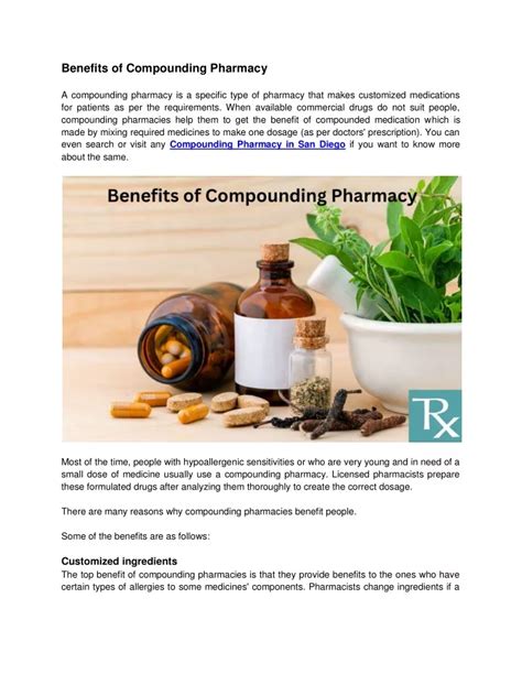 Ppt Benefits Of Compounding Pharmacy Powerpoint Presentation Free