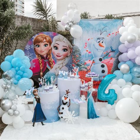 Festa Frozen Ideias de Decoração Dicas e Vídeos de Passo a Passo