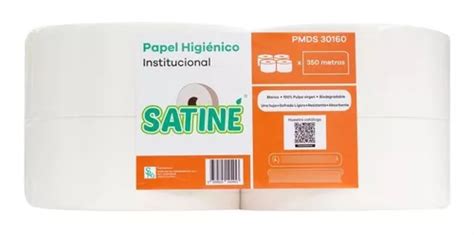 Papel Higiénico Institucional Satiné 4 Rollos De 350 Metros En Venta En