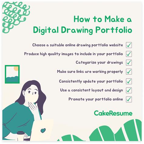 How to Make a Drawing Portfolio [+ Ideas & Examples] | CakeResume