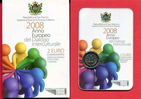 San Marino 2 Euro 2008 Europäisches Jahr des interkulturellen Dialogs