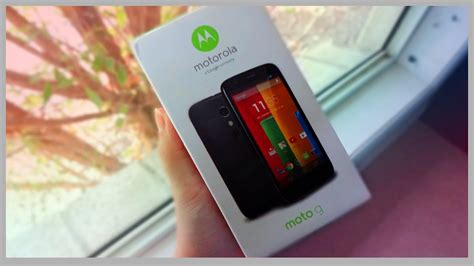 Motorola Moto G Unboxing Youtube