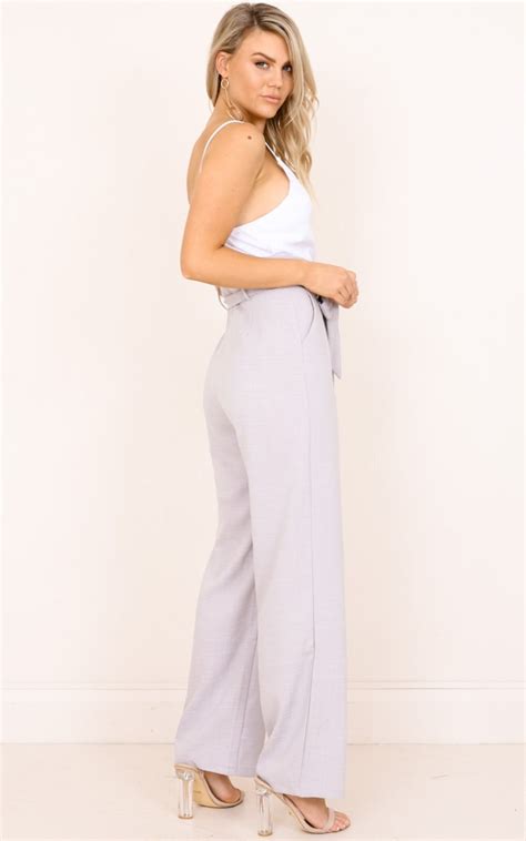 The Best Day Jumpsuit In Grey Showpo