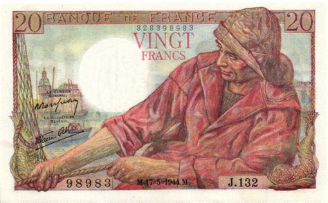 Francs P Cheur Billet De Collection Banque De France De Francs