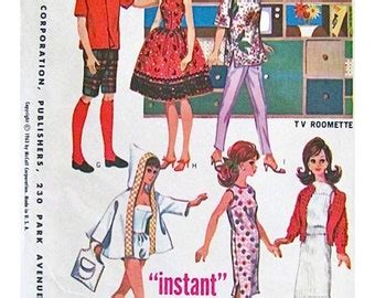 Vintage Barbie Pattern Part Etsy