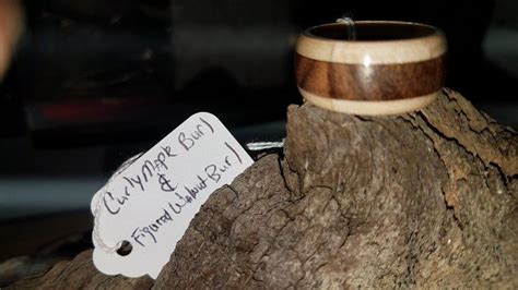 Exotic Woods Hand Carved Rings — Exotic handmade wood rings at...