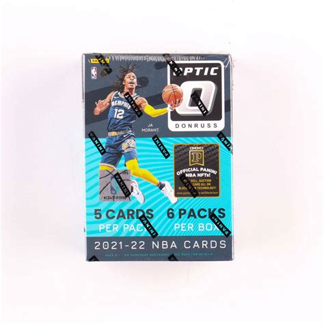 2021 22 Panini Donruss Optic Basketball Blaster Box With 6 Packs