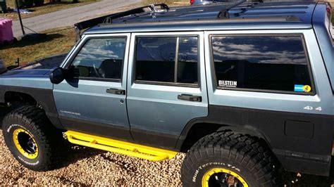 Pair Of Elite Rock Sliders Jeep Cherokee Xj Affordable Offroad