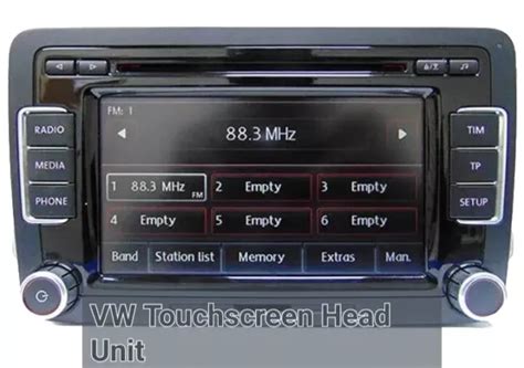 VW GOLF MK6 RCD 510 Touchscreen 6 CD Changer Radio Code Warranty