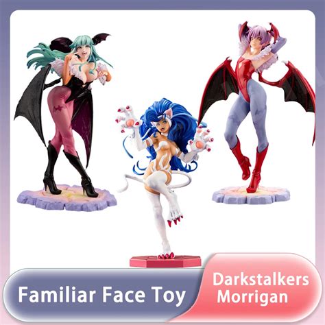 Darkstalkers Morrigan Aensland Figure Action Figurine 23cm Pvc Statue Anime Girl Halloween Model