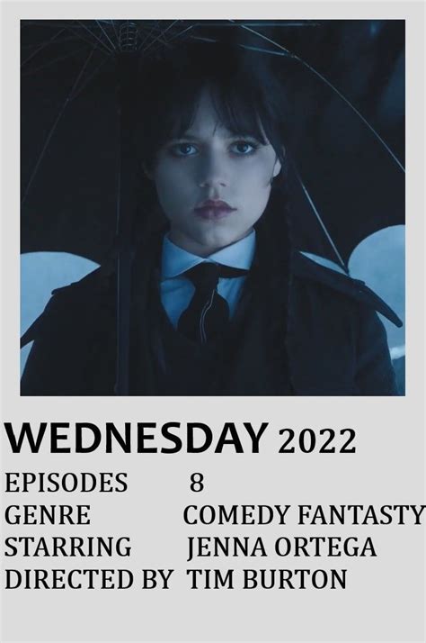 Wednesday Addams Polaroid Poster