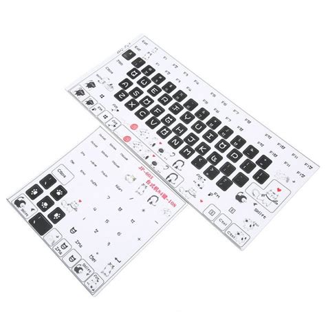 Computer Keyboard Stickers,Keyboard Stickers PVC Clear English Keyboard Stickers Mechanical ...