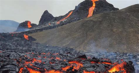 Vulkanausbruch Auf Island Im Livestream