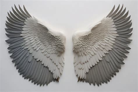 Illustration of a Pair of Cyberpunk Angel Wings for Mockup Stock Image - Image of circle, organ ...