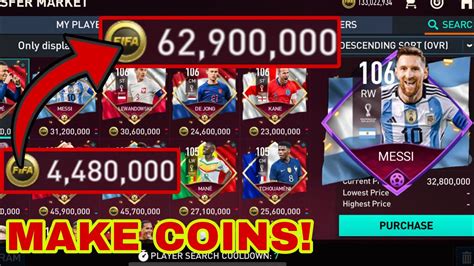 HOW TO MAKE MILLIONS OF COINS EASILY IN FIFA MOBILE 22 DO THIS YouTube