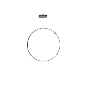 Kuzco Cirque In Light Watt Black Integrated Led Pendant Light