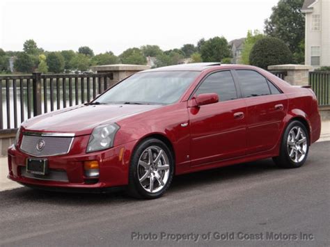 Cadillac Cts V L V Spd Maroon Blk Lthr Suede Naviagation Pwr