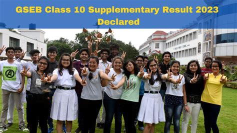 Gseb Class Supplementary Result Declared At Gseb Org Here S