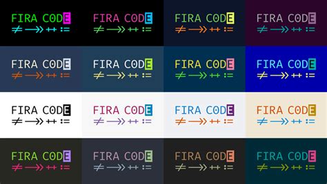 Fira Code - Font with Programming Ligatures - Let's WP