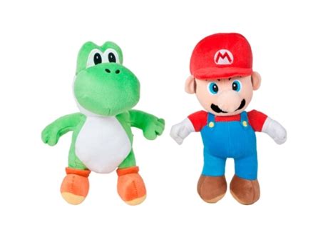 Conjunto Peluches Playby L Mario Yoshi E Super Mario Bros Tam Cm