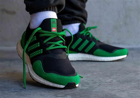 LEGO adidas UltraBOOST Green Black Release Date | SneakerNews.com