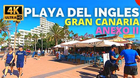 PLAYA DEL INGLES Gran Canaria Anexo II October 2022 Walking Tour YouTube