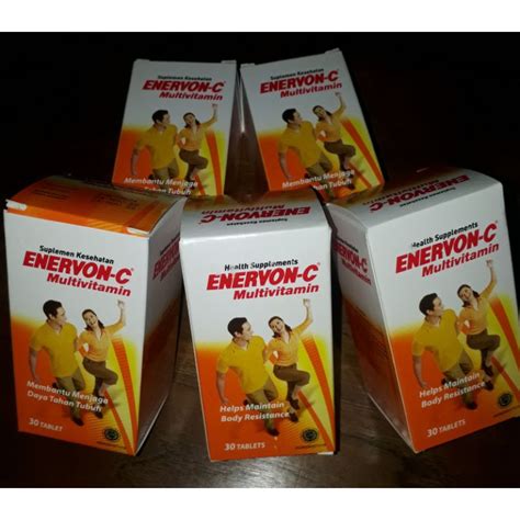 Jual Enervon C Multivitamin Isi Tablet Botol Shopee Indonesia