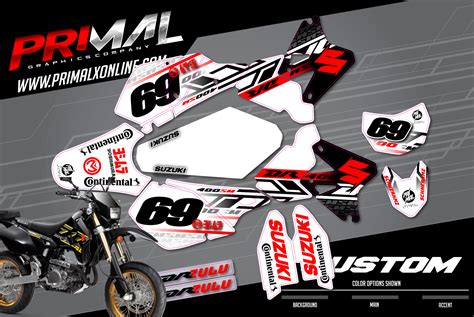 TWO ONE SERIES Supermoto Graphics Kit PRIMAL GFX CO SIGNS