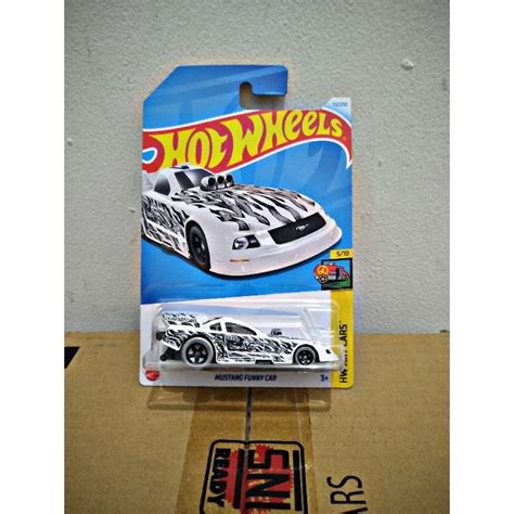 Jual Hot Wheels Mustang Funny Car Putih HTB Shopee Indonesia
