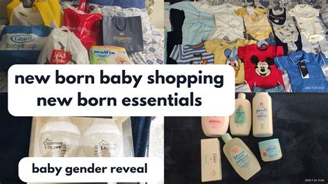 My New Born Baby Shopping New Born Baby Essentials Gender Reveal