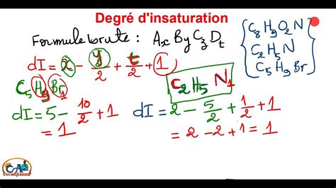 Nomenclature Chimie Organique Degr D Insaturation Youtube