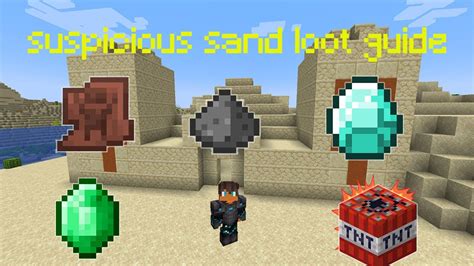 Minecraft All The Loot You Can Find In Suspicious Sand YouTube