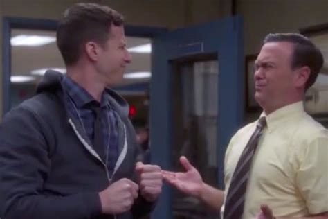 ‘brooklyn Nine Nine Jake And Boyle Share Oddly Sexual High Five In