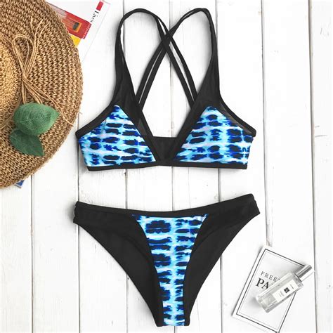 Cupshe All I See Tie Dye Bikini Set Summer Swimsuit Beach Bathing Suit